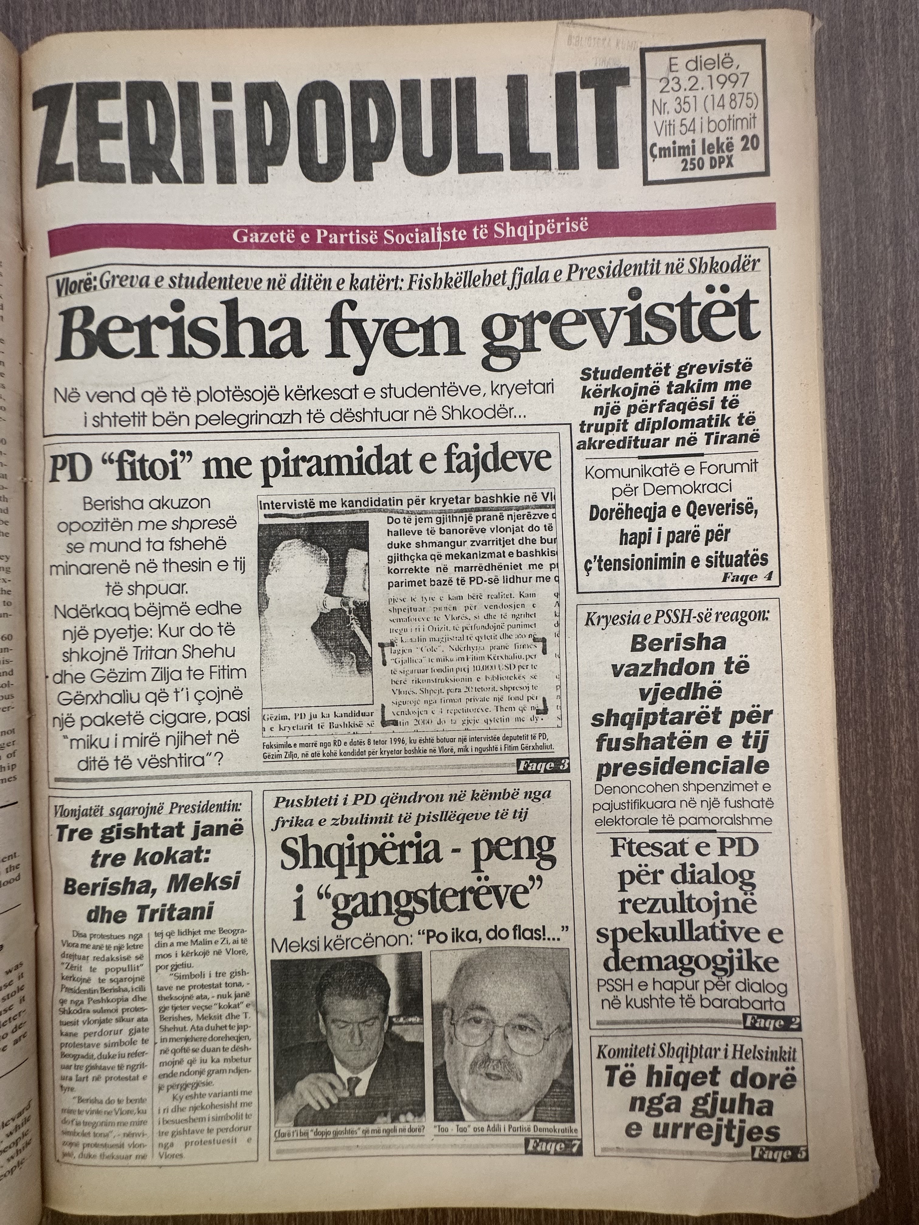 Zëri i Popullit 1997-02-23